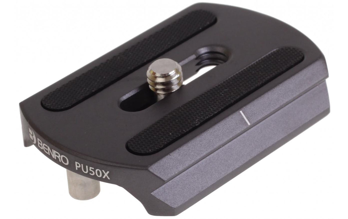Benro BR-PU50X Platte – Aluminium, 1/4" Stativgewinde – für VX20 Kugelkopf