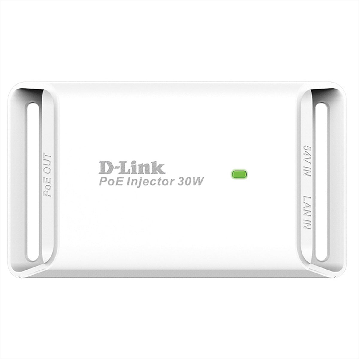 D-Link DPE-301GI PoE Midspan – 30 W PoE+, 2× 1G RJ-45, Desktop