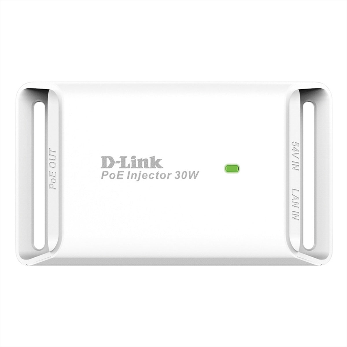 D-Link DPE-301GI PoE Midspan – 30 W PoE+, 2× 1G RJ-45, Desktop