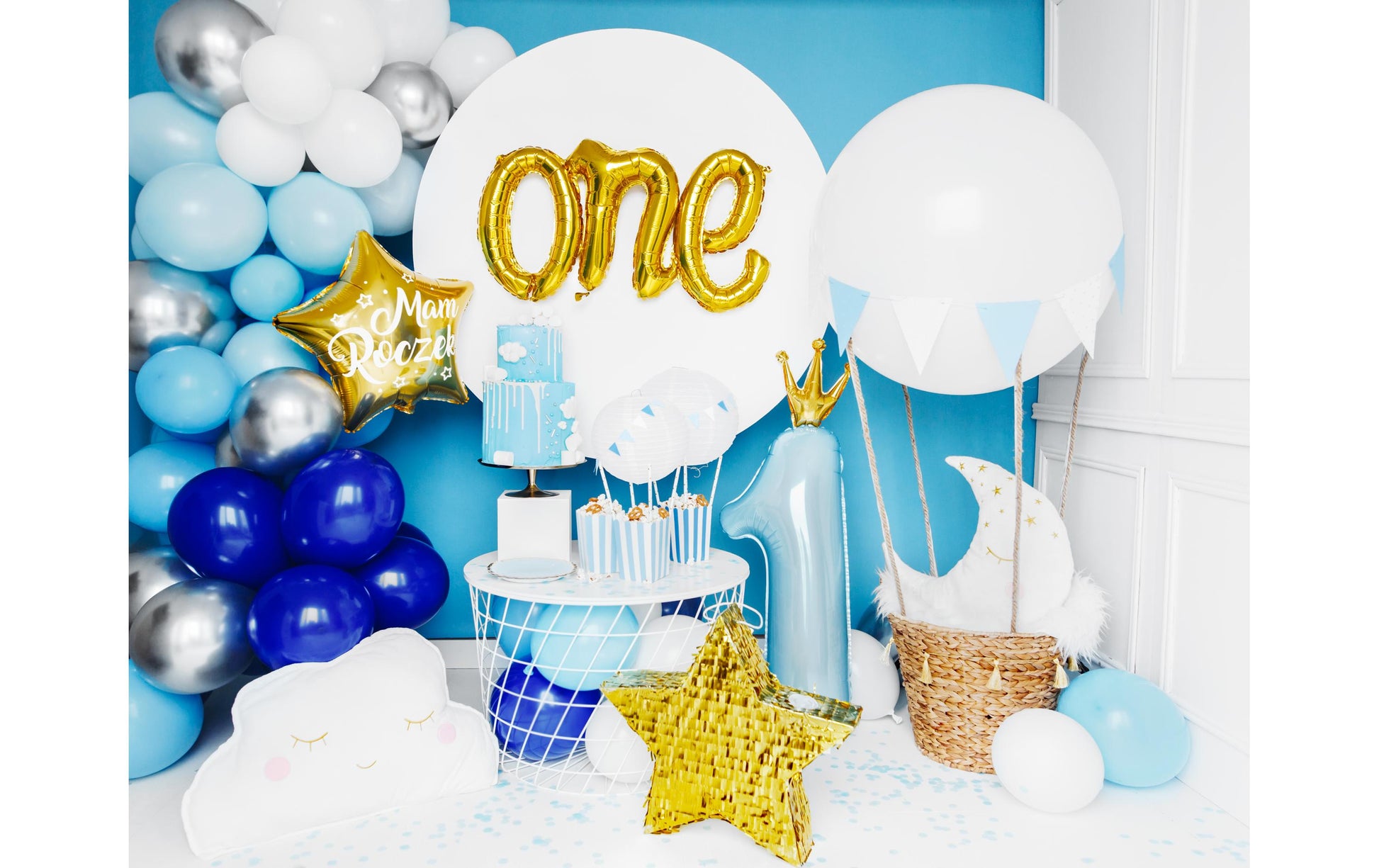 PartyDeco Baby Luftballons – mehrfarbig – Ø 30 cm – Latex – 6 Stk