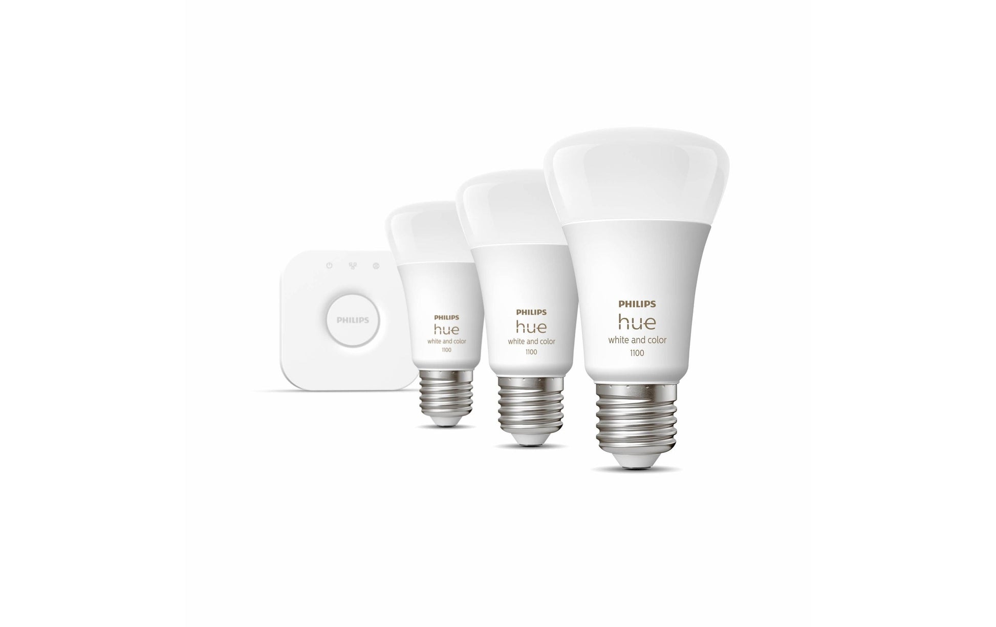 Philips by Signify Philips Hue Smart-Leuchtmittel E27 White & Color Ambiance – 1055 lm, 2200–6500 K/mehrfarbig, dimmbar – 3er-Pack