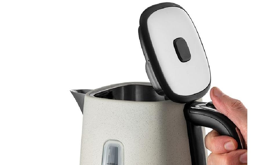 Russell Hobbs Wasserkocher – 1,7 l, Edelstahl, Steingrau, 26960-70