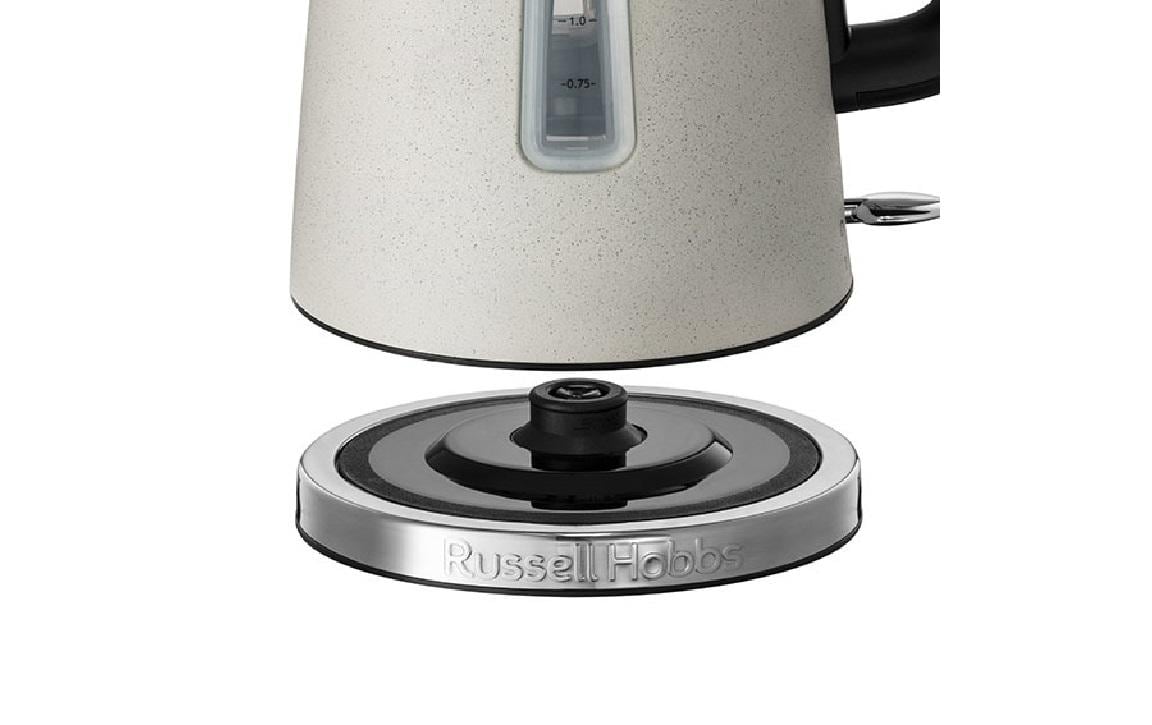 Russell Hobbs Wasserkocher – 1,7 l, Edelstahl, Steingrau, 26960-70