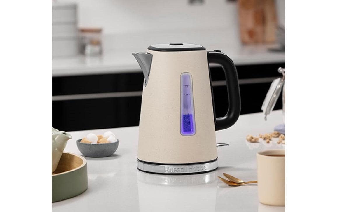 Russell Hobbs Wasserkocher – 1,7 l, Edelstahl, Steingrau, 26960-70