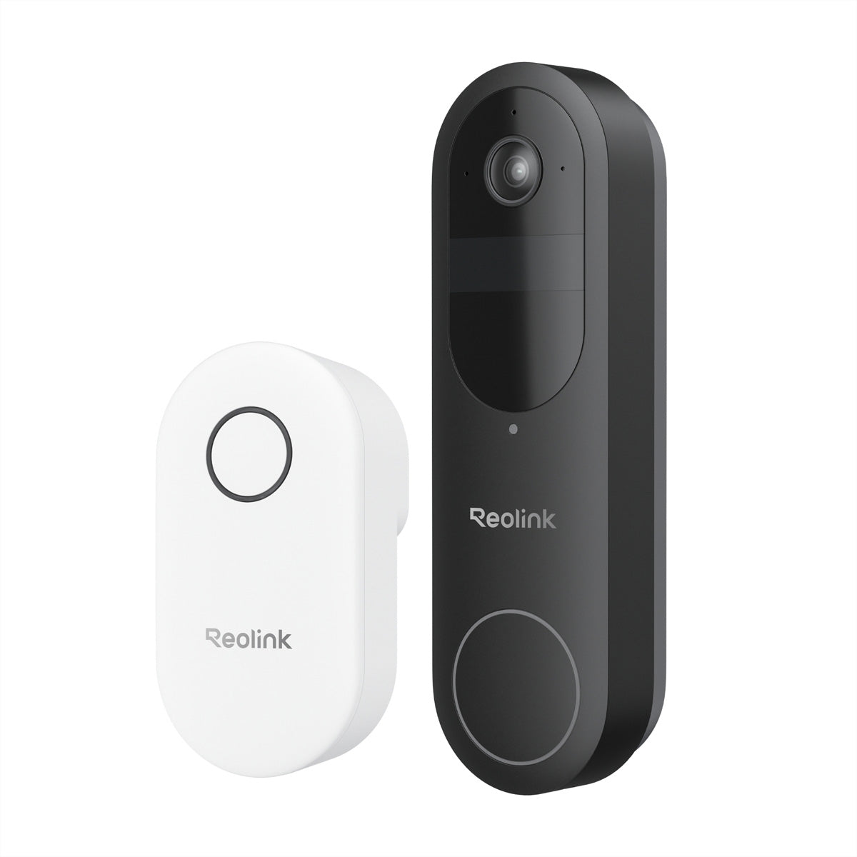 Reolink D340B Video-Türklingel – 5 MP, 180°, Nachtsicht, WLAN, Akku, Schwarz