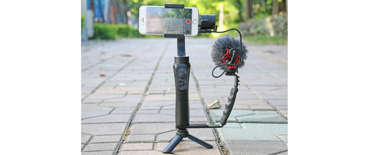 Ulanzi MT-05 Mini-Stativ – 3-beinig, Kugelkopf, 100 g – für Smartphone, Digitalkamera – Schwarz
