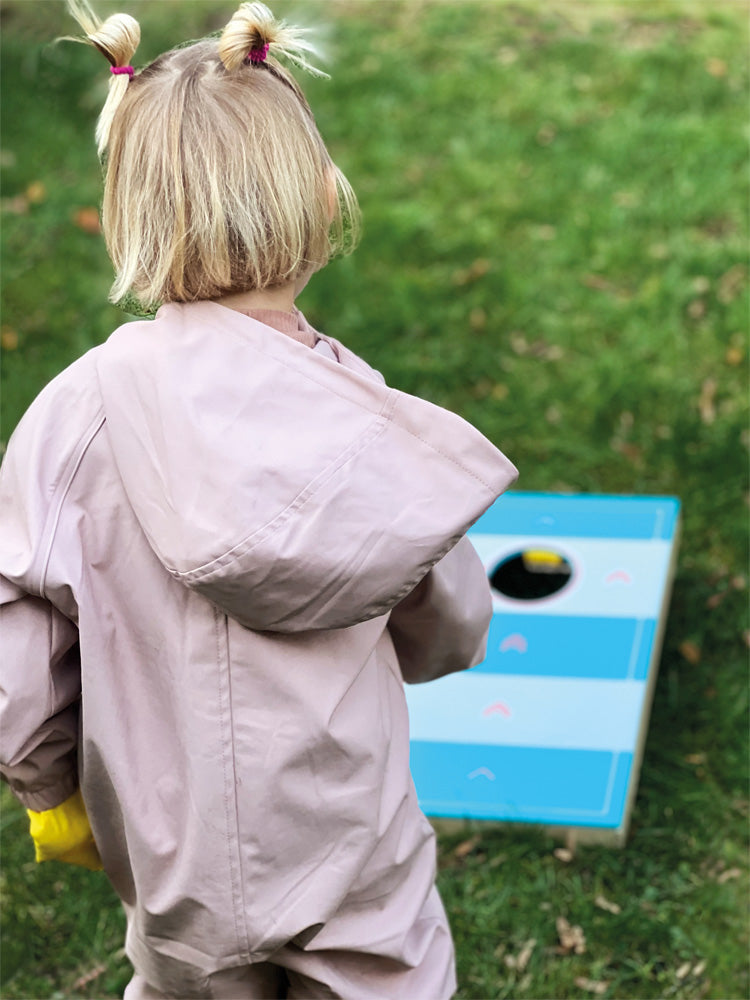 Small foot Cornhole und Sling Puck – Geschicklichkeitsspiel, 1 Spieler, ab 5 Jahren