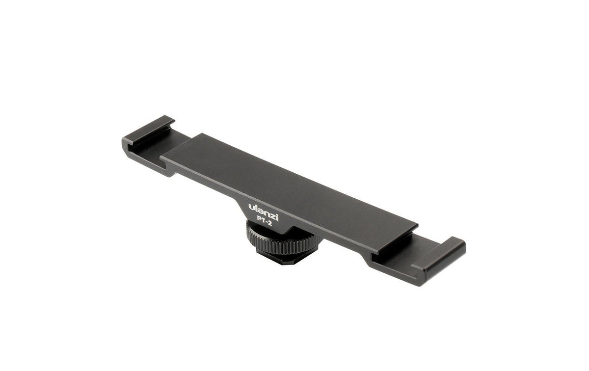 Ulanzi PT-2 Schuhhalterung – 1/4"-20 Gewinde – für Nikon, Canon, Pentax und andere – Schwarz