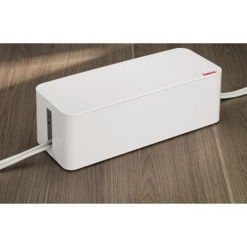 Hama Maxi Kabelbox 400 × 138 × 156 mm – für Kabel bis Ø 20 mm – weiss – Kunststoff