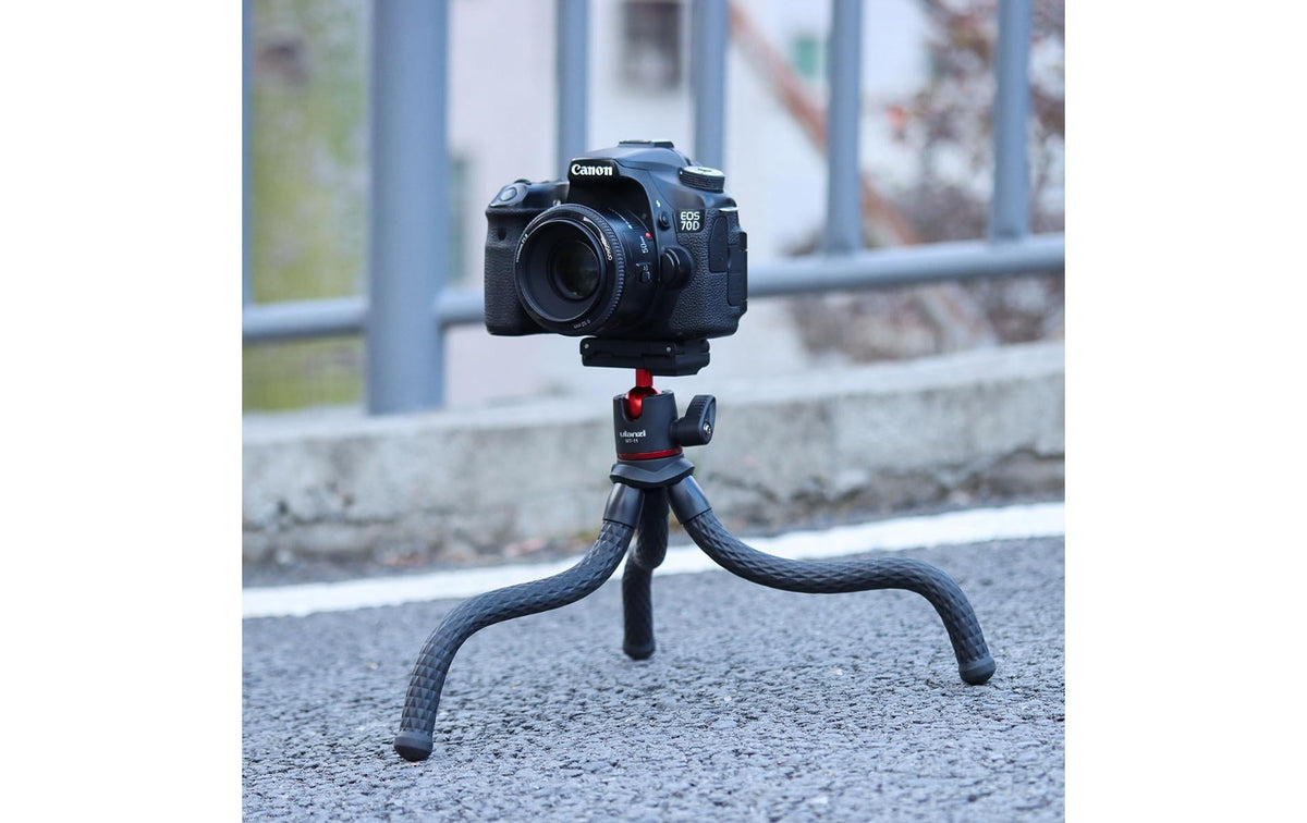 Ulanzi MT-11 Mini-Stativ – bis 31 cm, Traglast 2 kg, mit Smartphone-Halter