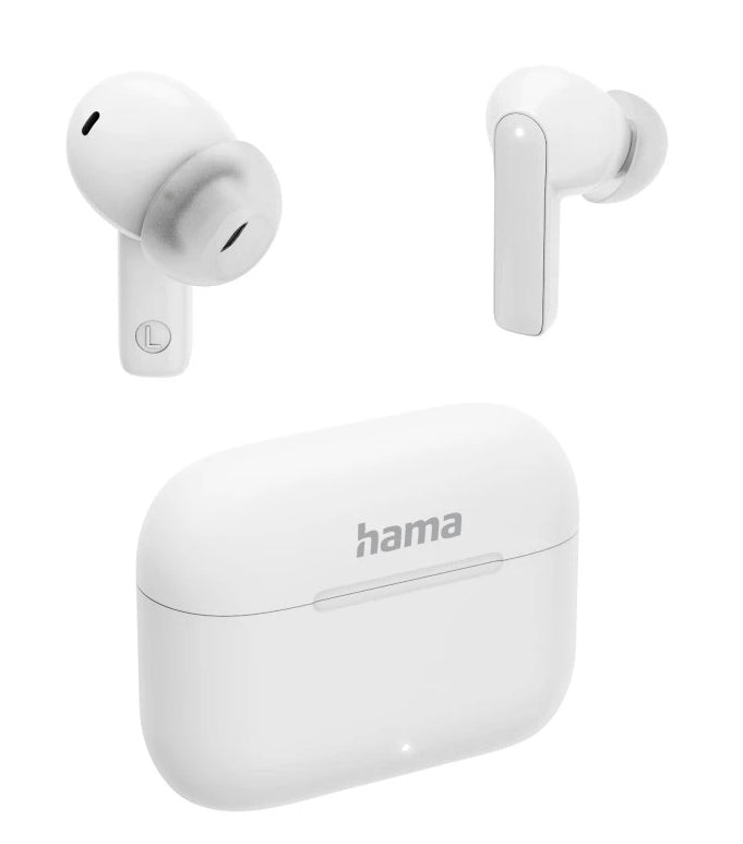 Hama Passion Clear II TWS In-Ear – ANC, mit Ladecase, Weiss, BT 5.3