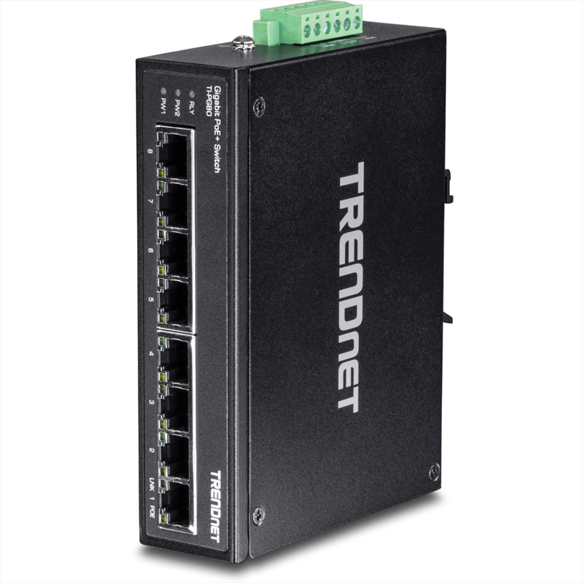 TRENDnet TI-PG80 – Switch – 8×GbE, L2, PoE+ 200 W