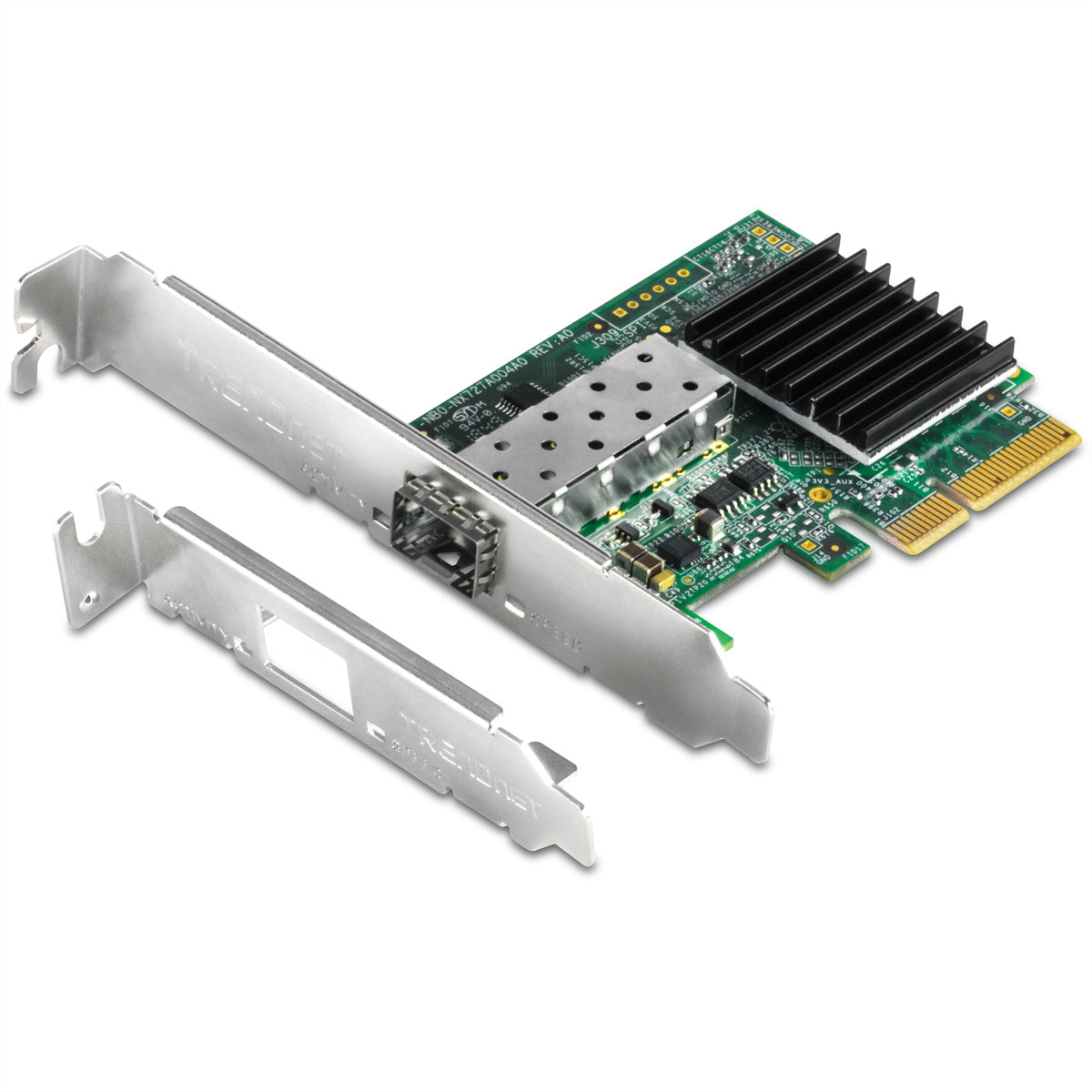 TRENDnet TEG-10GECSFP 10GbE-Karte – PCIe 2.0 x4, 1× SFP+, für Windows, Linux, VMware ESXi