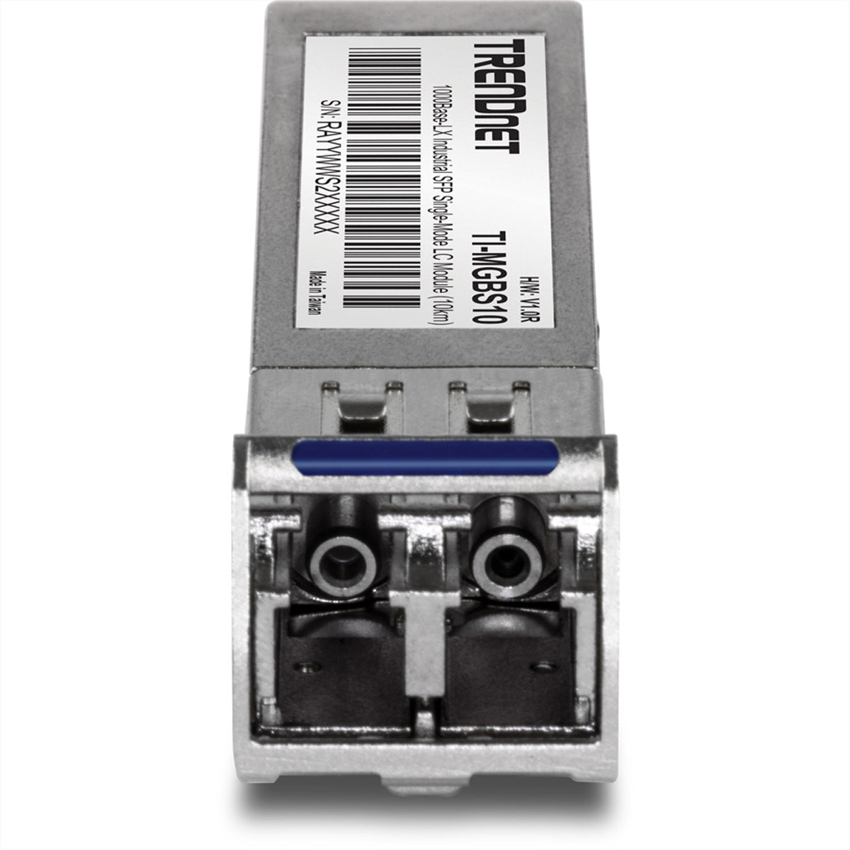 TRENDnet TI-MGBS10 SFP-Transceiver – 1,25 Gbit/s, Single-Mode LC, 1310 nm, 10 km, LX – Grau