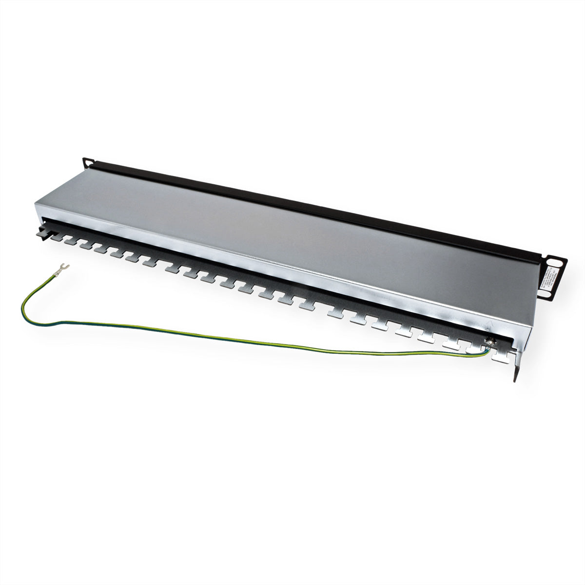 TRENDnet TC-P24C6AS Patchpanel – Cat6A (Klasse EA), 24× RJ-45, geschirmt, 1U, schwarz, für Cat6A, Cat6, Cat5e