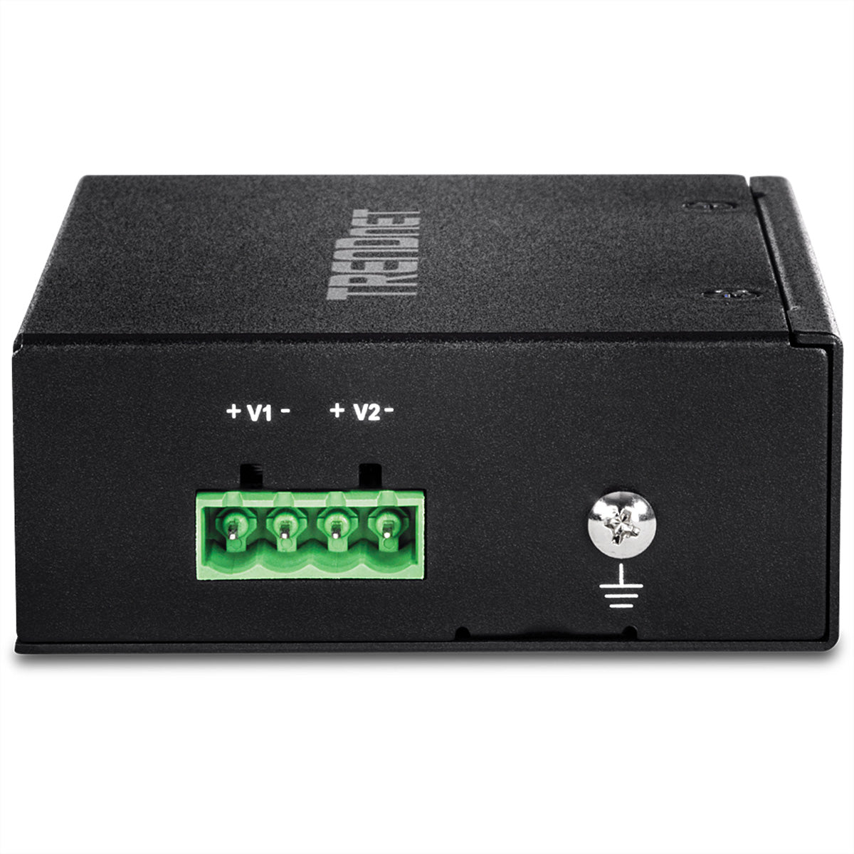 TRENDnet TI-PE50 – Netzwerk-Switch – 4×GbE, 1×Fast Ethernet, PoE+ 90 W, DIN-Rail, IP30
