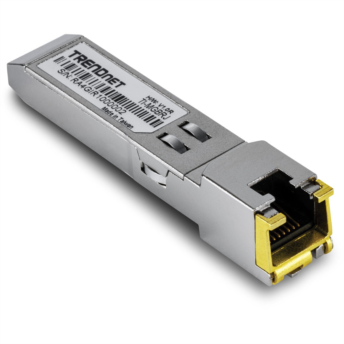 Trendnet TI-MGBRJ SFP-Transceiver – 1,25 Gbit/s, RJ-45, bis 100 m, Gigabit Ethernet – für SFP-Ports
