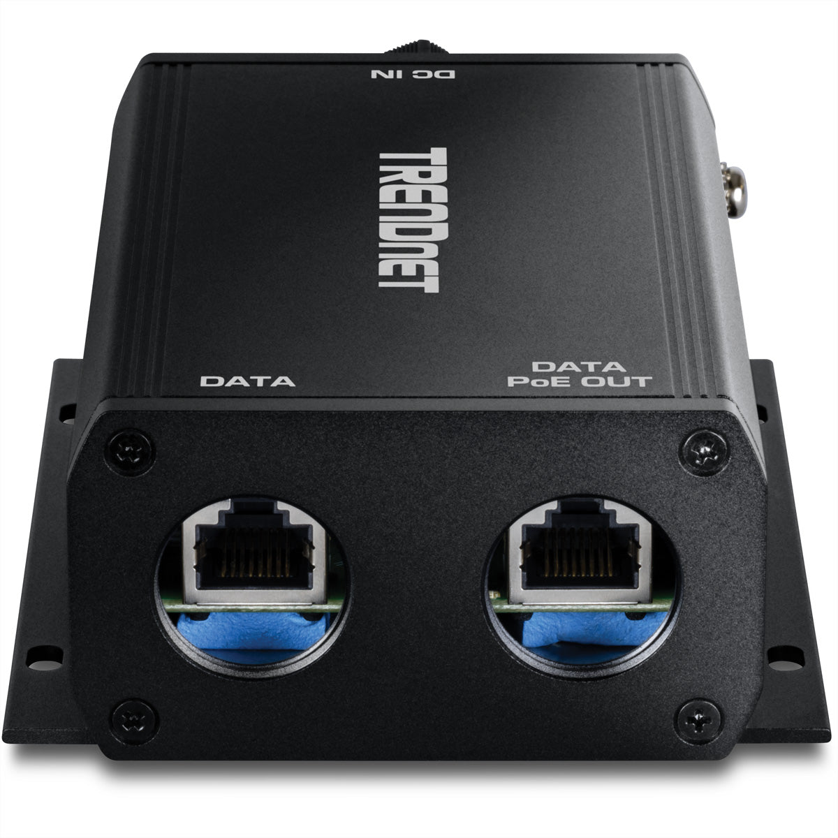TRENDnet TI-O119GI PoE-Injektor – 95 W PoE++ (IEEE 802.3bt), 2× Gigabit (1× PoE), IP67, Wandmontage