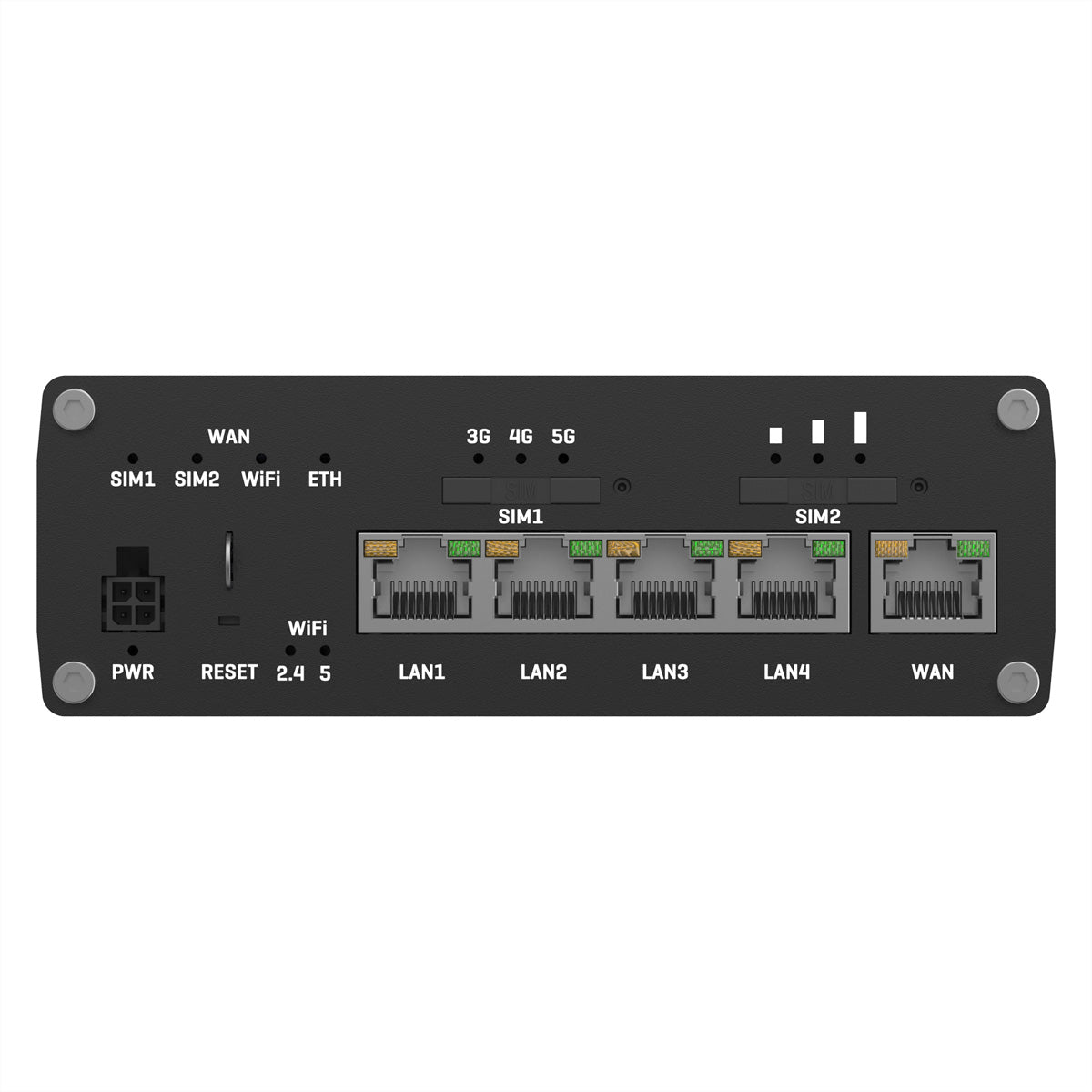Teltonika RUTX50 – 5G Router, Wi‑Fi 5, Dual‑Band (2,4/5 GHz), 867 Mbit/s, 5× GbE, Dual‑SIM