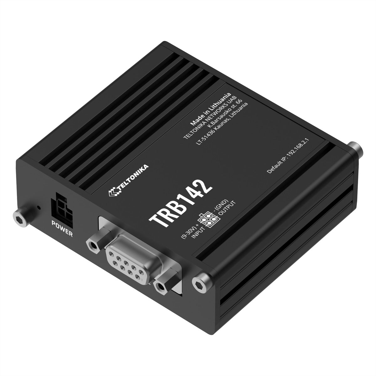 Teltonika TRB142 – VPN-Router – LTE (Kat 1), RS232, SMA, 9–30 V