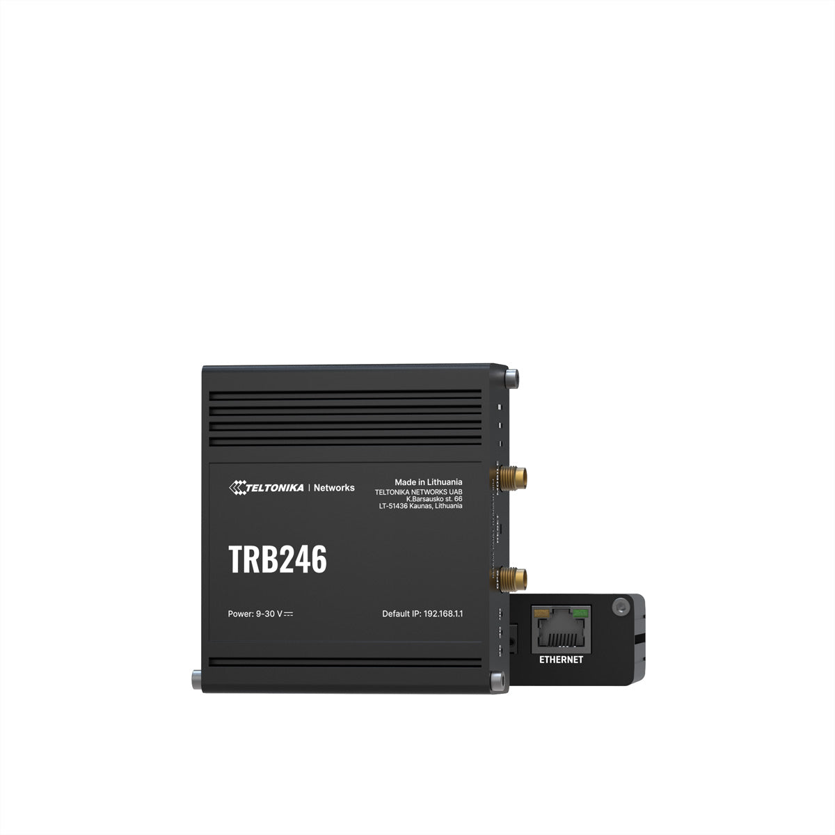 Teltonika Gateway TRB246 – 4G-LTE, Dual-SIM – 1× RJ-45 (10/100), RS-232/RS-485, RMS