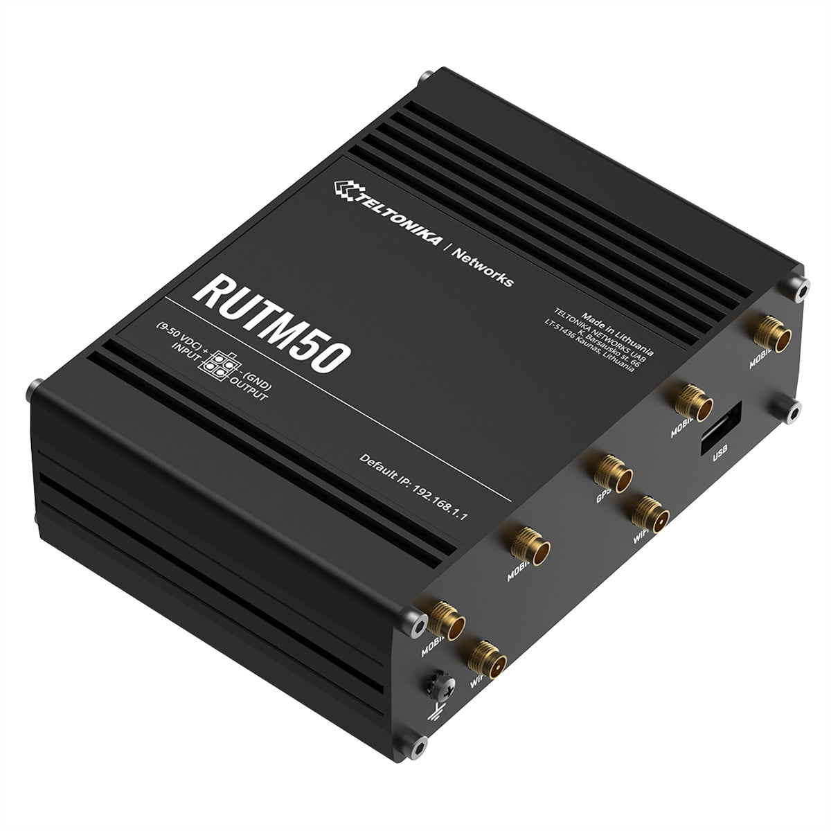 Teltonika RUTM50 – WLAN-Router – Wi-Fi 5 Dual-Band (2,4/5 GHz), 867 Mbit/s