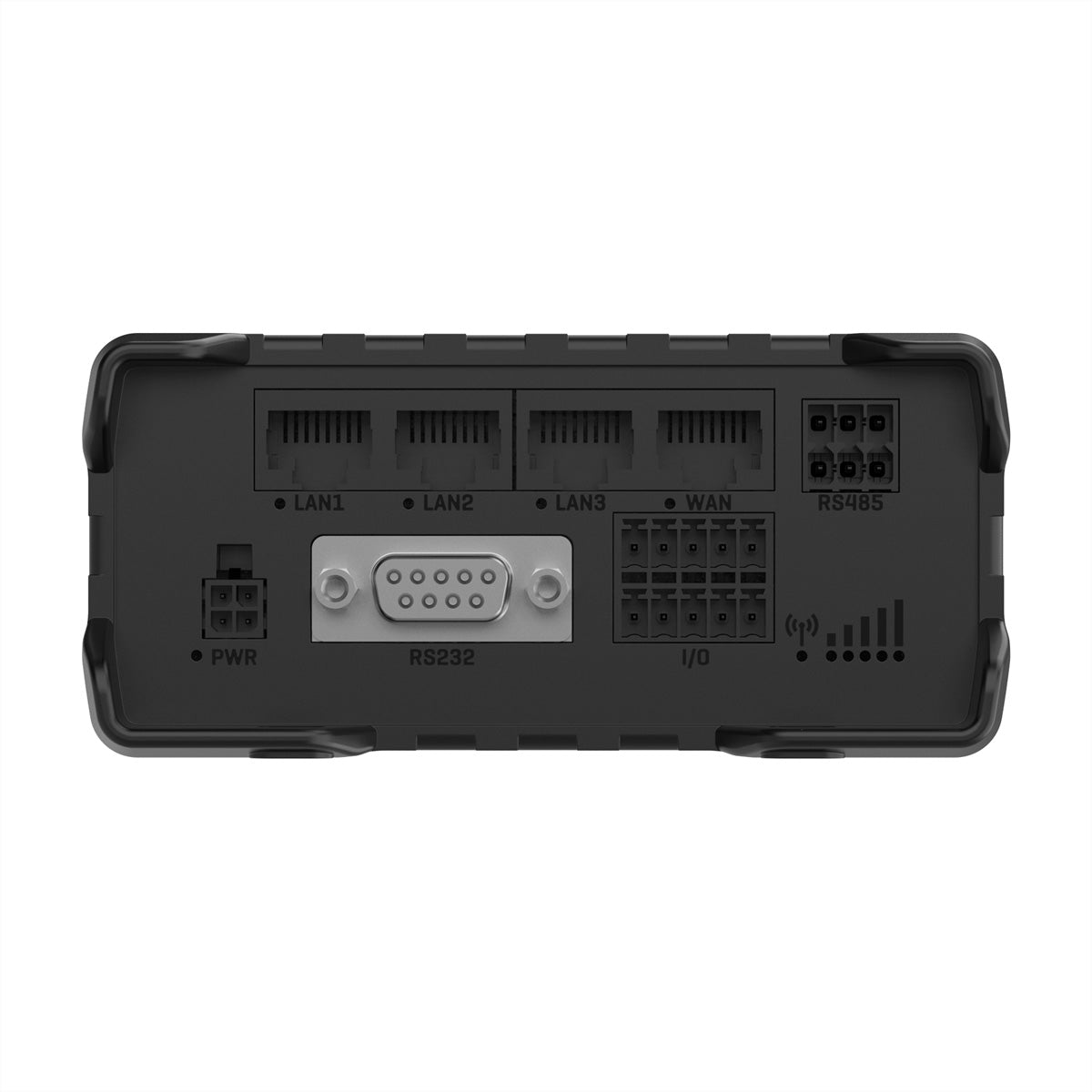 Teltonika RUT906 – 4G Router, Wi‑Fi 4 (2,4 GHz), 3× Fast Ethernet, RS232/RS485, Dual‑SIM (eSIM), Schwarz