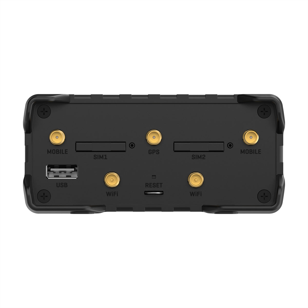 Teltonika RUT906 – 4G Router, Wi‑Fi 4 (2,4 GHz), 3× Fast Ethernet, RS232/RS485, Dual‑SIM (eSIM), Schwarz
