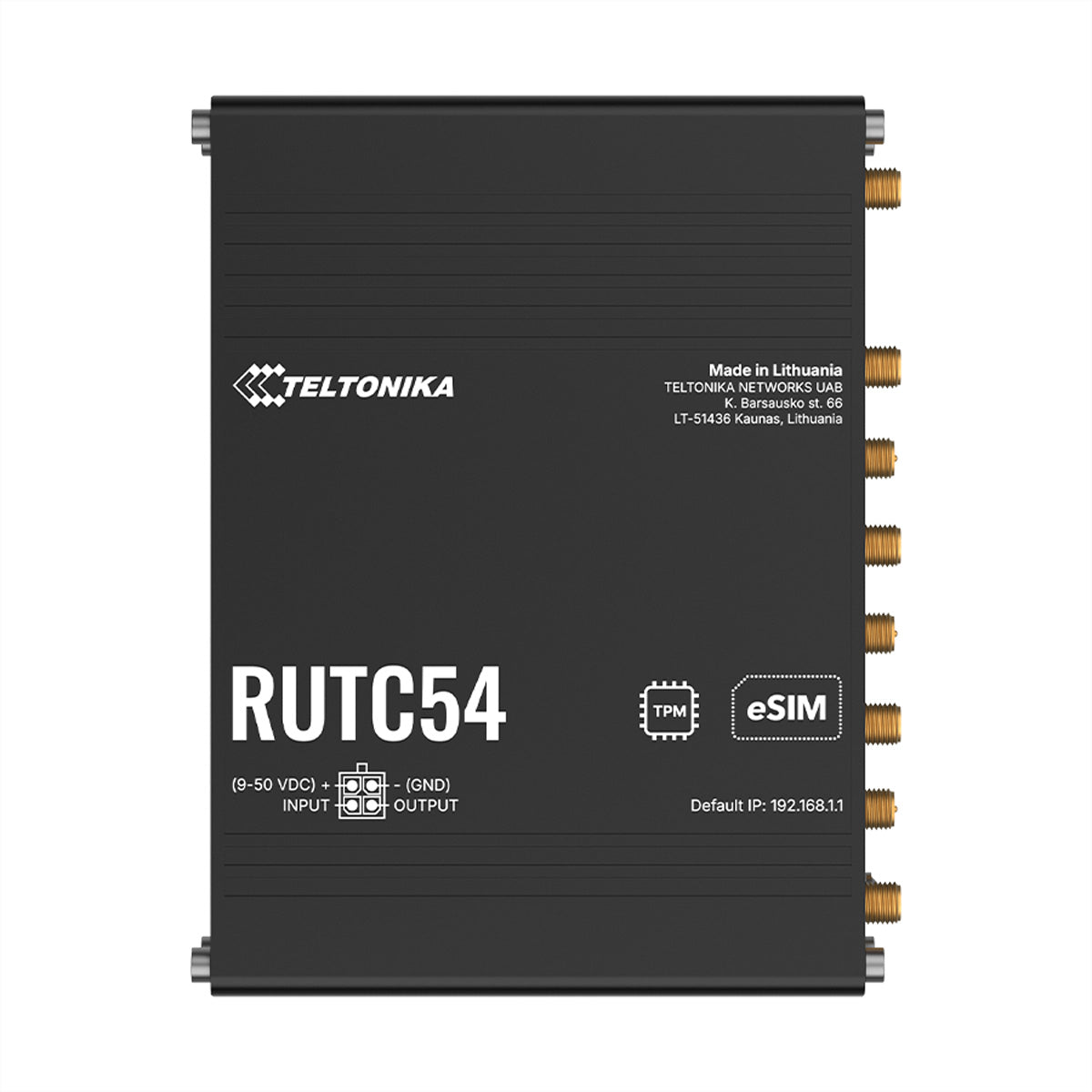 Teltonika RUTC54 – WLAN-Router – Wi-Fi 6 Dual-Band (2,4/5 GHz), 3,0 Gbit/s