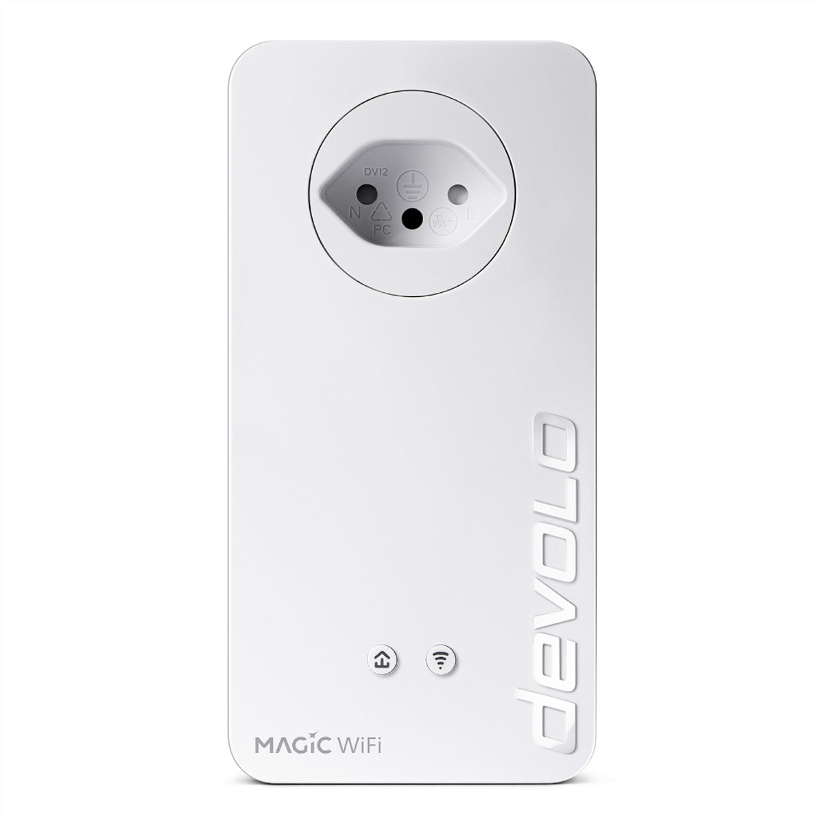 Devolo Magic 2 Wi‑Fi next – Powerline Adapter – 2400 Mbit/s, Wi‑Fi 5 (802.11ac), 2× 1G RJ‑45