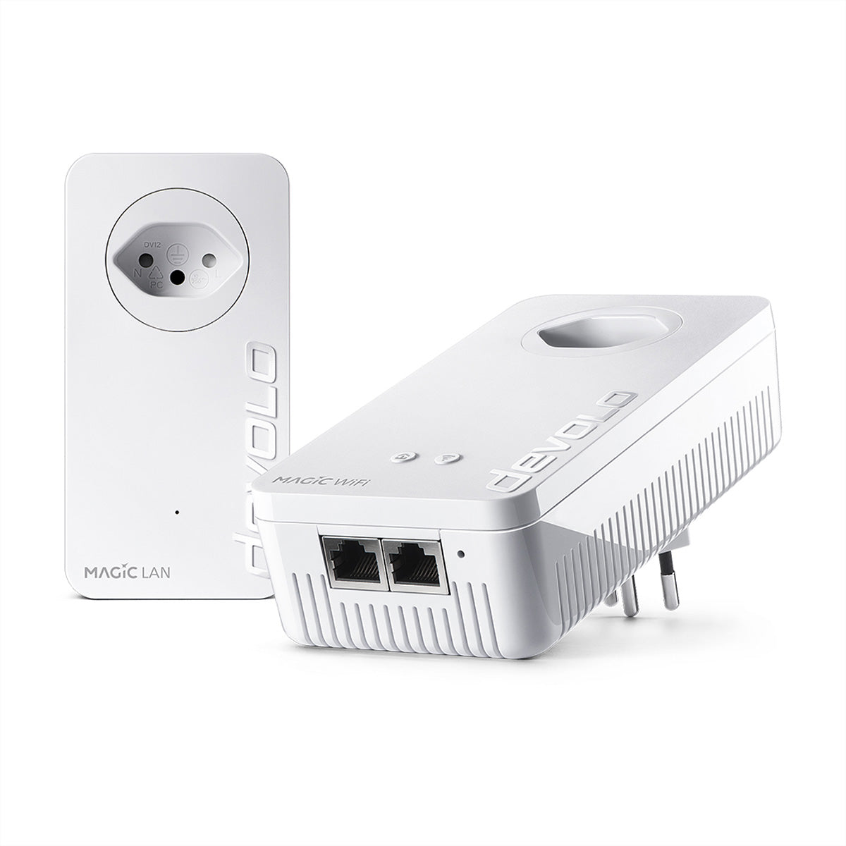 Devolo Magic 2 WiFi 6 next 7198 – Access Point – Wi‑Fi 6 (2,4/5 GHz), 2,4 Gbit/s, 6×GbE, 2er Set