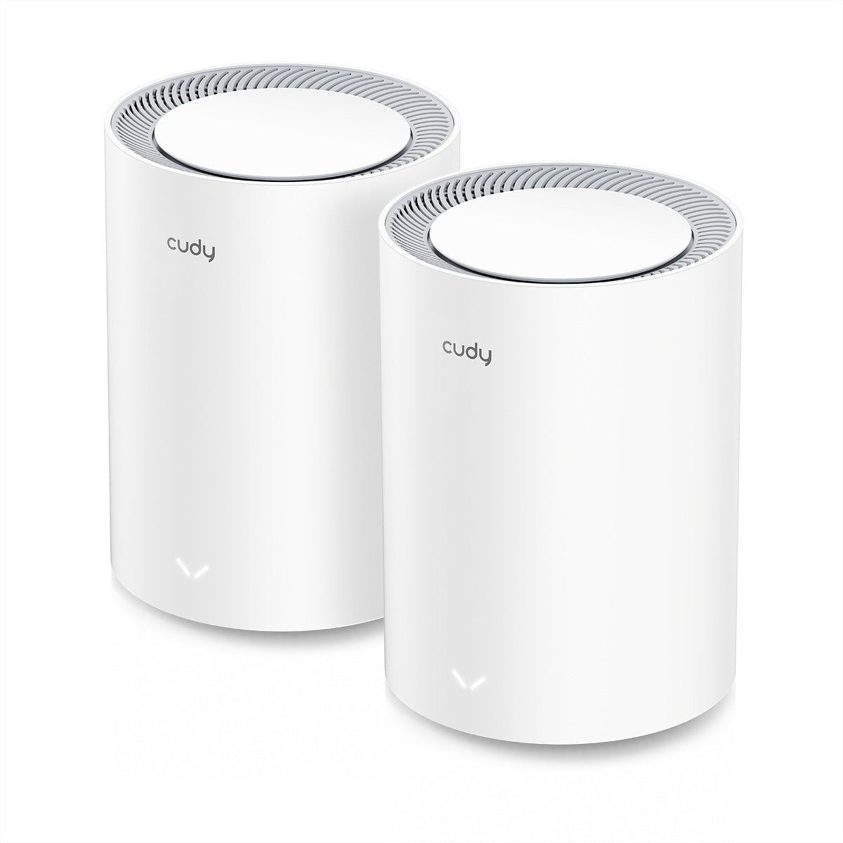 Cudy M3000 Mesh-Set (2er) – Wi-Fi 6 (AX3000), Dual-Band (2,4/5 GHz), 2,5GbE WAN + 1× 1G LAN je Node, weiss
