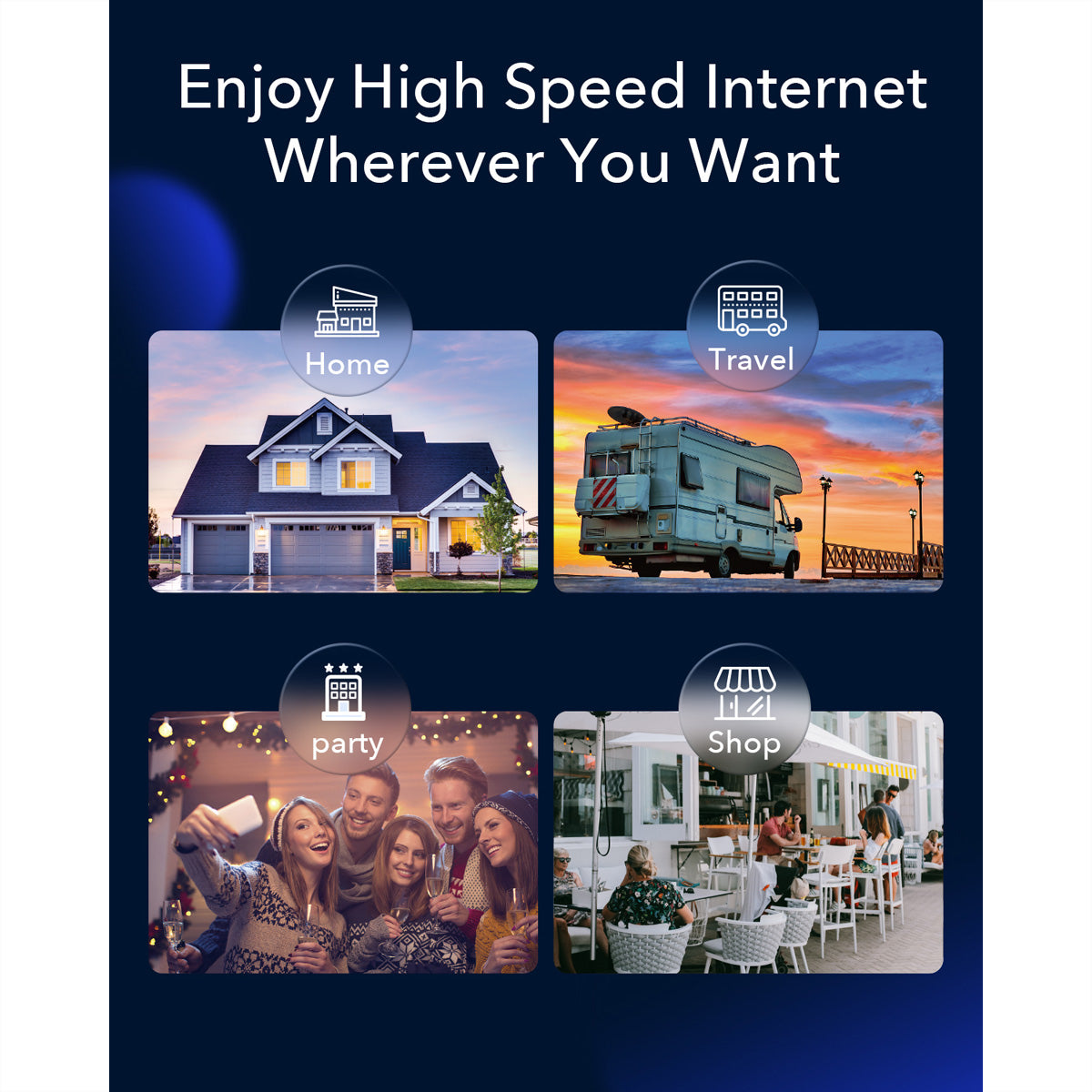 Cudy LT700 – WLAN-Router – Wi-Fi 5 (AC1200), Dual-Band (2,4/5 GHz), 4× 1G, 4G LTE Cat.6, Dual-SIM