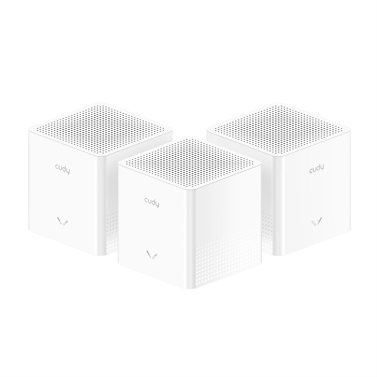 Cudy M3000S Mesh-Set (3er) – Wi-Fi 6 (AX3000), Dual-Band, bis 3 Gbit/s, je 2× 1G