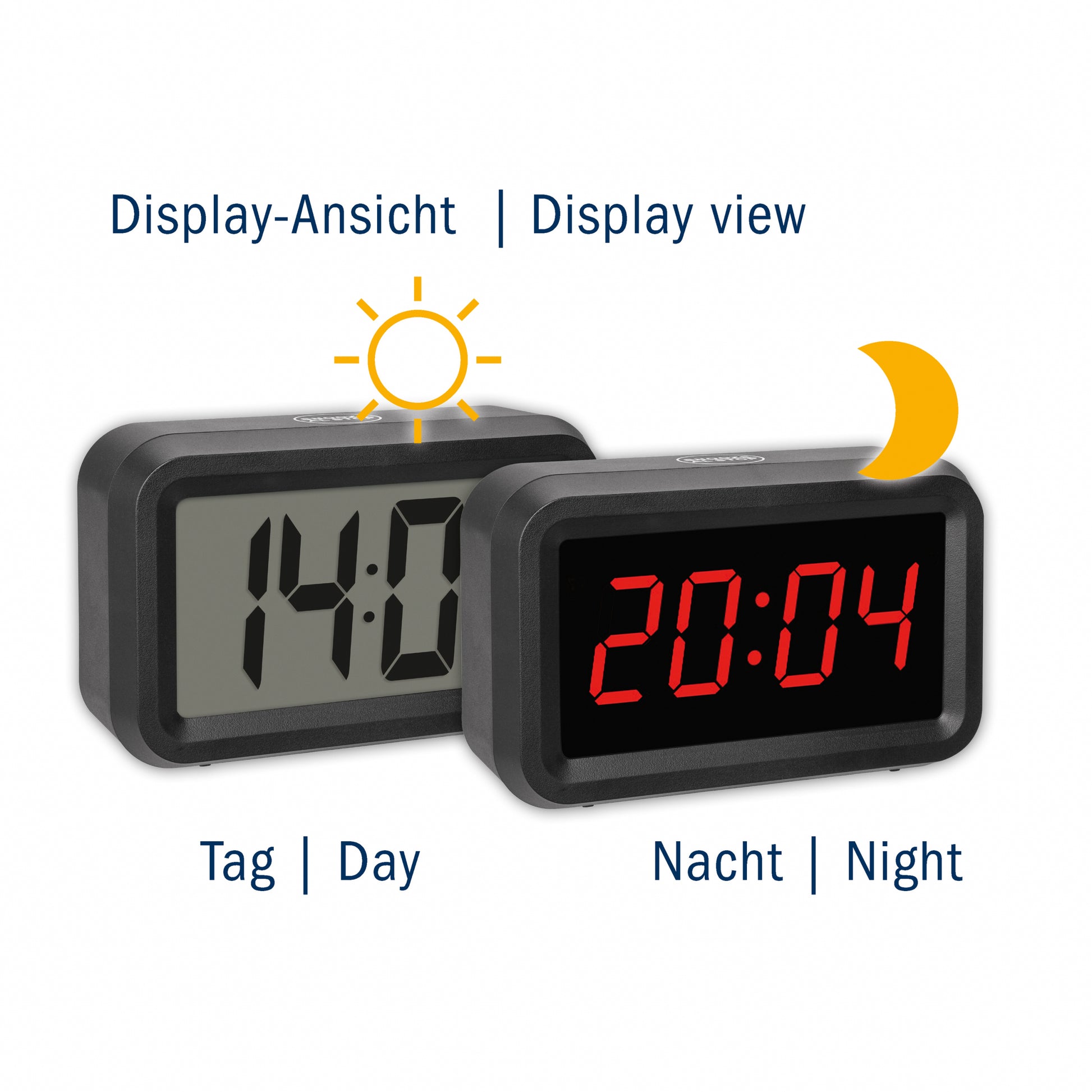 TFA-Dostmann TFA Dostmann Digitalwecker – Snooze, 4,1 × 6,5 × 13,0 cm, schwarz