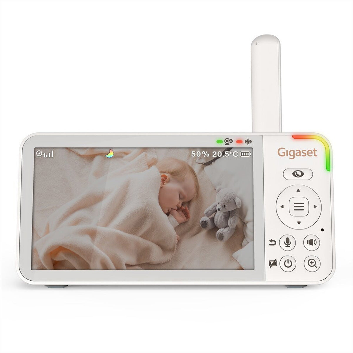 Gigaset Baby 500 Video – Video-Babyphone – Akkubetrieb – Kabellos (FHSS)