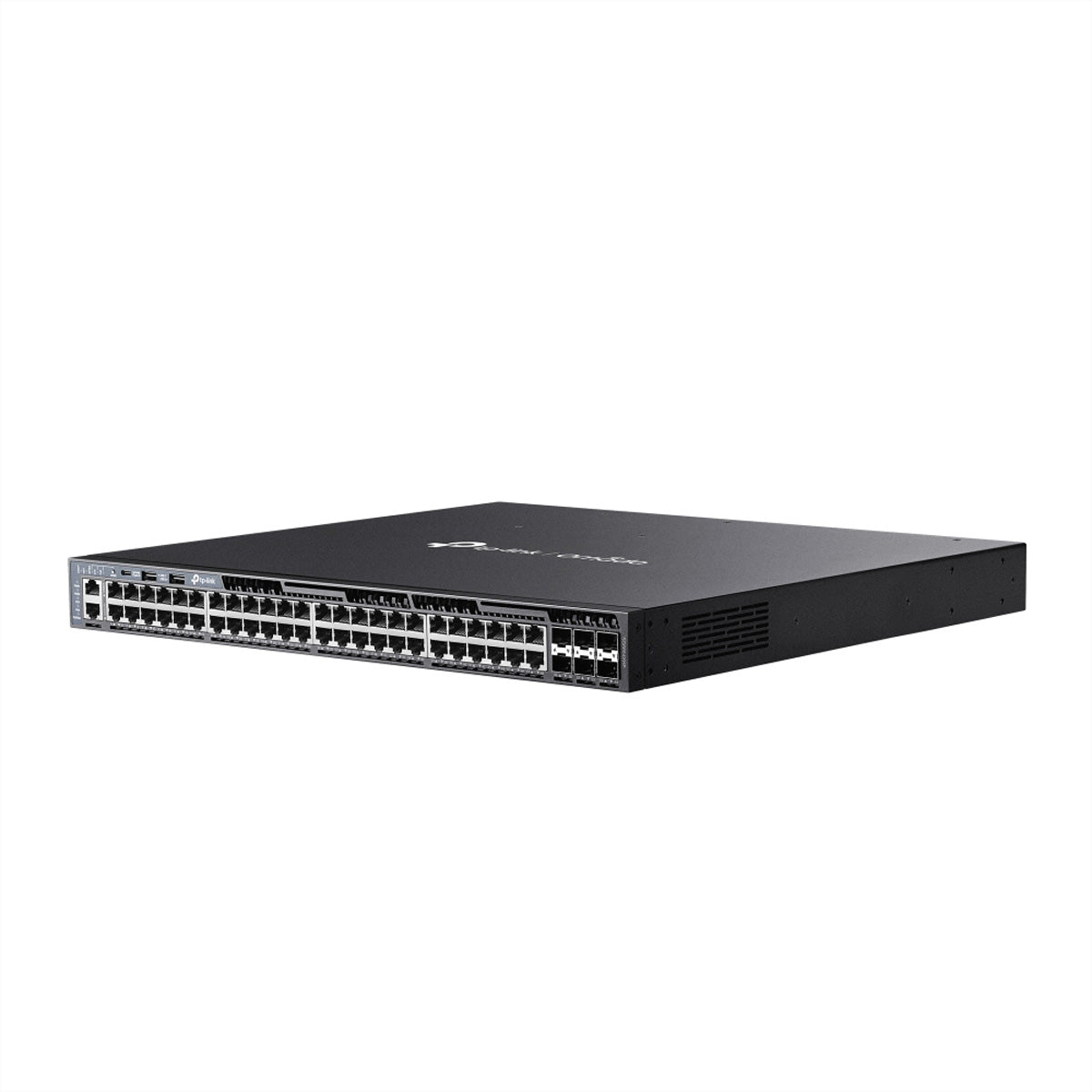 TP-Link SG6654XHP Netzwerk-Switch – 48× RJ45 PoE+, 6× SFP+ 10G, 1440 W PoE, GbE, Layer 3
