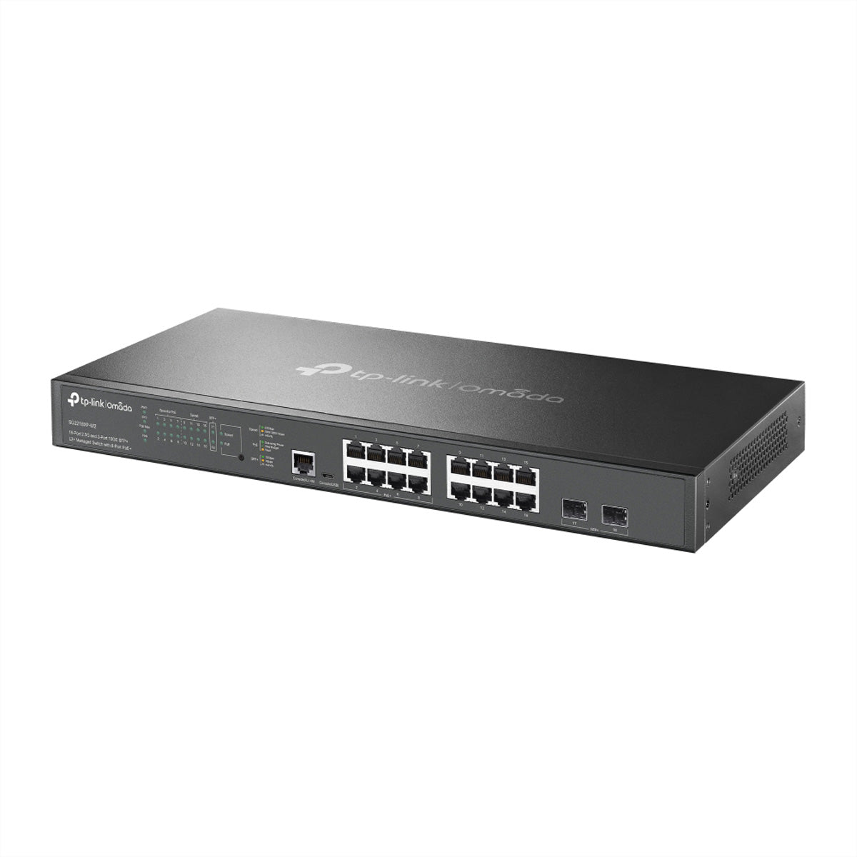 TP-Link SG3218XP-M2 – Managed Switch – 24×2.5G, 4×SFP+, L2+, PoE++ 500 W, 1U