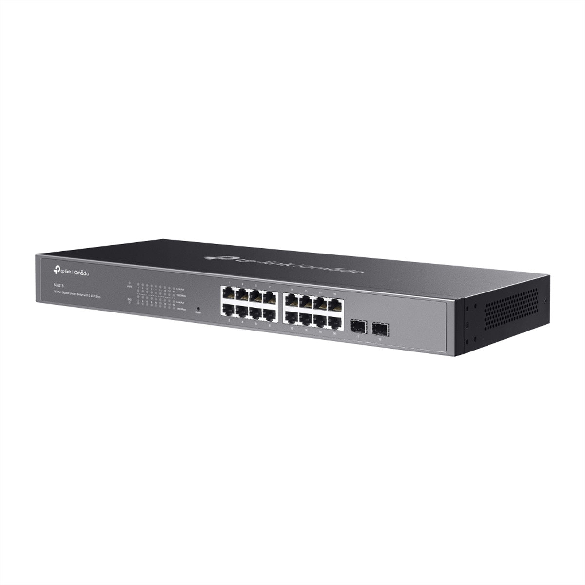 TP-Link SG2218 – Managed Switch – 16×GbE, 2×SFP, L2+, 1U