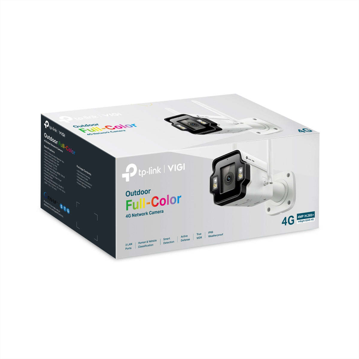 TP-Link InSight S345-4G Bullet – 4MP – 4,0 mm – 4G/LTE – IP66