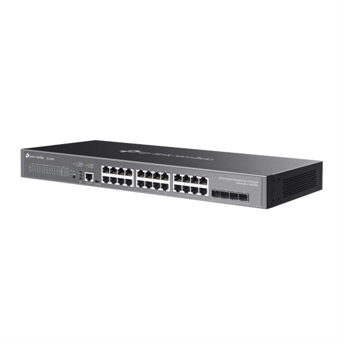 TP-Link SG5428X – Managed Switch – 24×GbE, 4×SFP+, L3, 19" Rack
