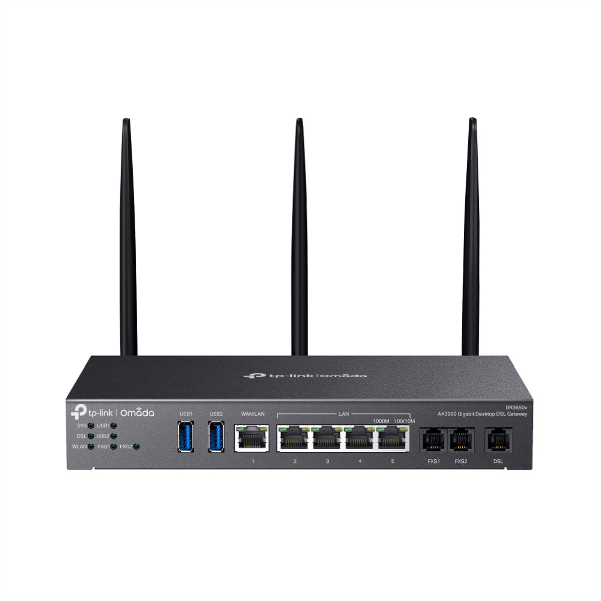 TP-Link DR3650V – WLAN-Router – Wi-Fi 6 Dual-Band (2,4/5 GHz), 3,0 Gbit/s