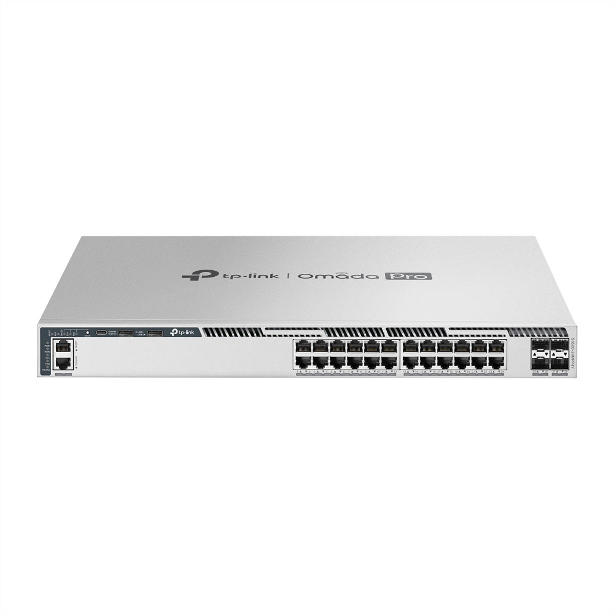 TP-Link S6500-24MPP4Y – Managed Switch – 24×2.5G, 4×25G SFP28, L3, PoE++ 1440 W, 1U
