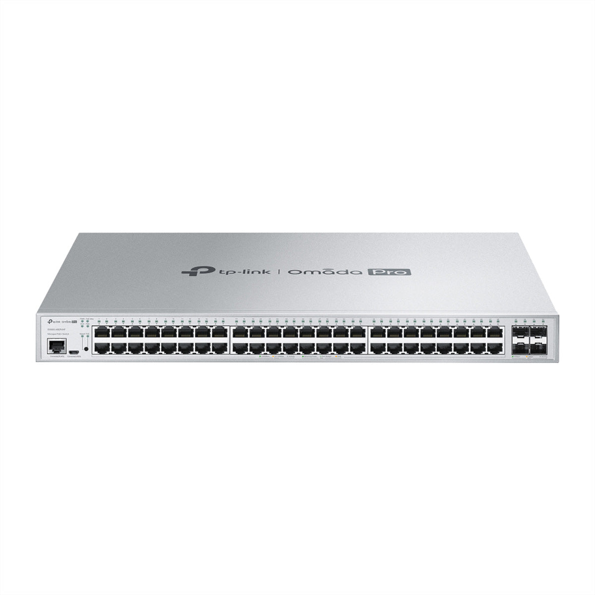 TP-Link S5500-48GP4XF – Managed Switch – 48×GbE, 4×SFP+, L2+/L3, PoE+ 500 W, 1U