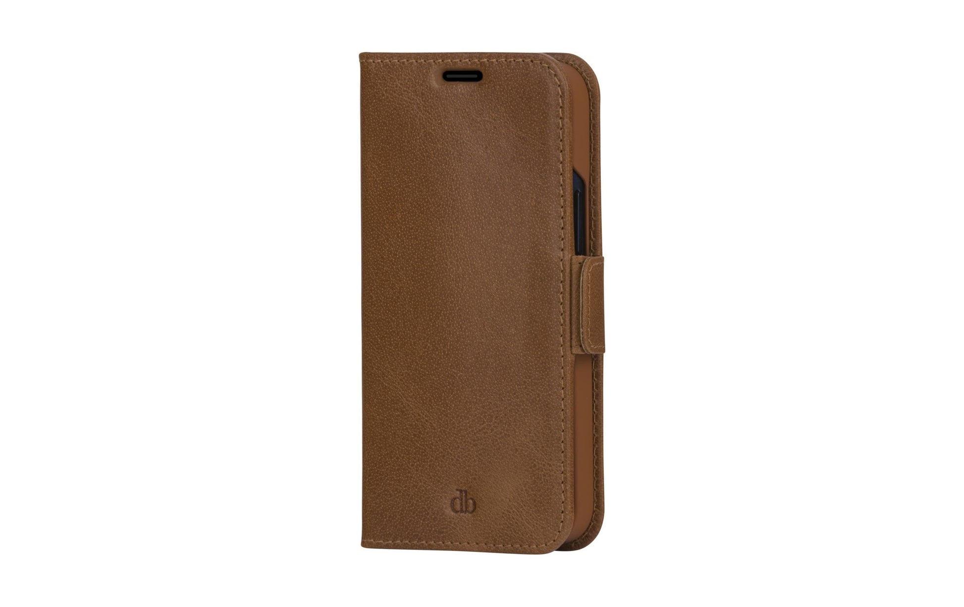 dbramante1928 Copenhagen Slim – Wallethülle – für Apple iPhone 13 Pro Max, 3 Kartenfächer, Leder, Braun