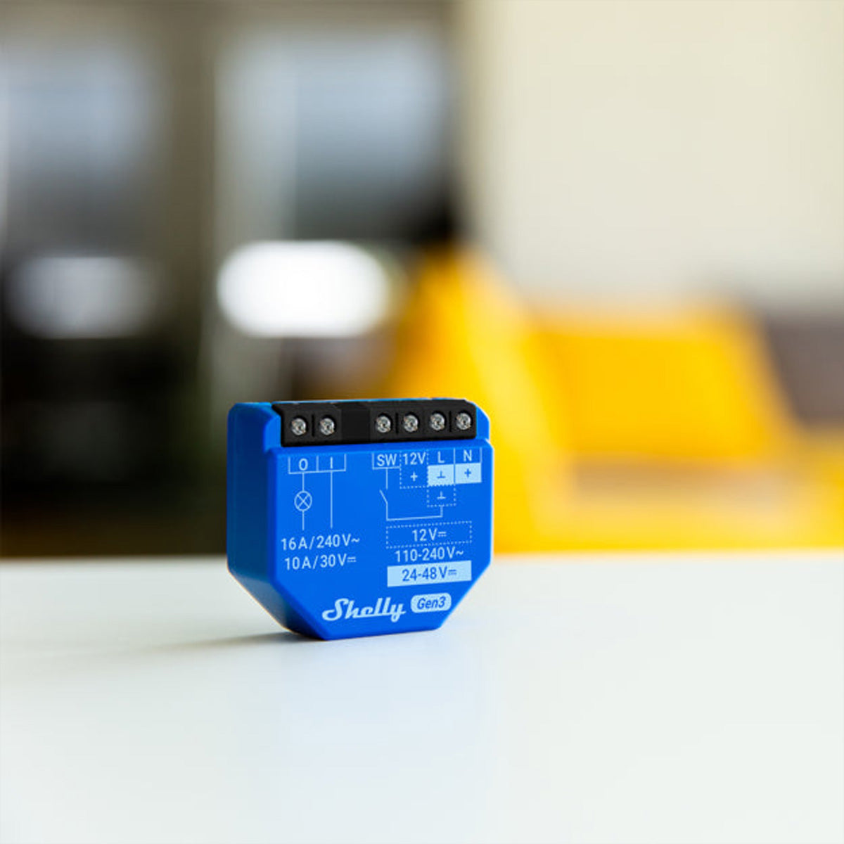 Shelly 1 Gen3 – Zubehör – Schaltkontakt, WLAN, Bluetooth – für Amazon Alexa, Google Assistant