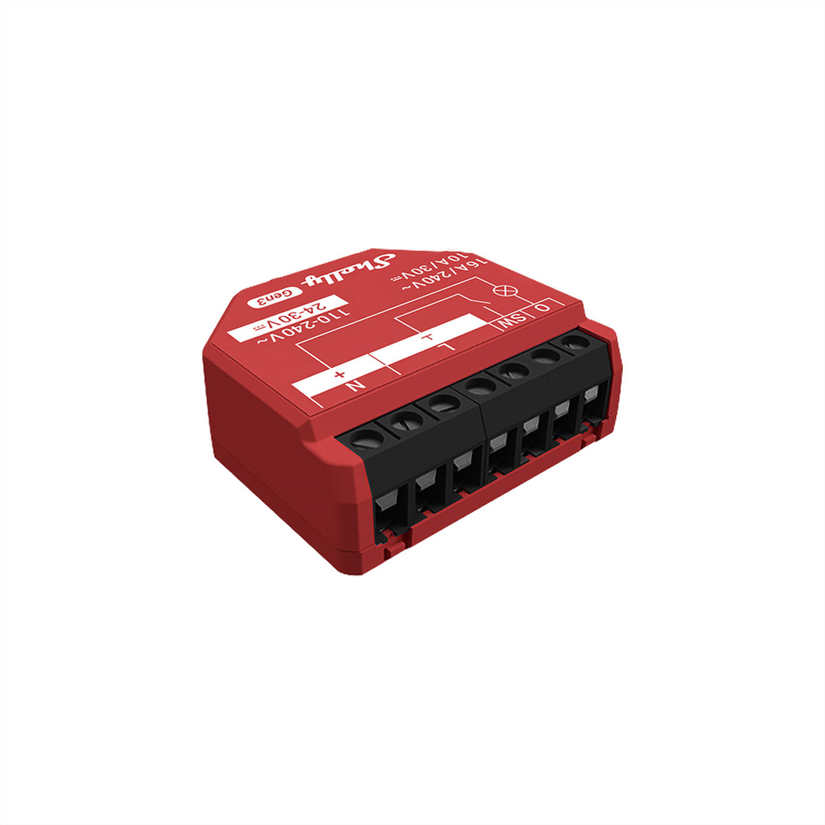 Shelly 1PM Gen3 – Smart-Steckdose – WLAN, Bluetooth, 16 A, Verbrauchsmessung