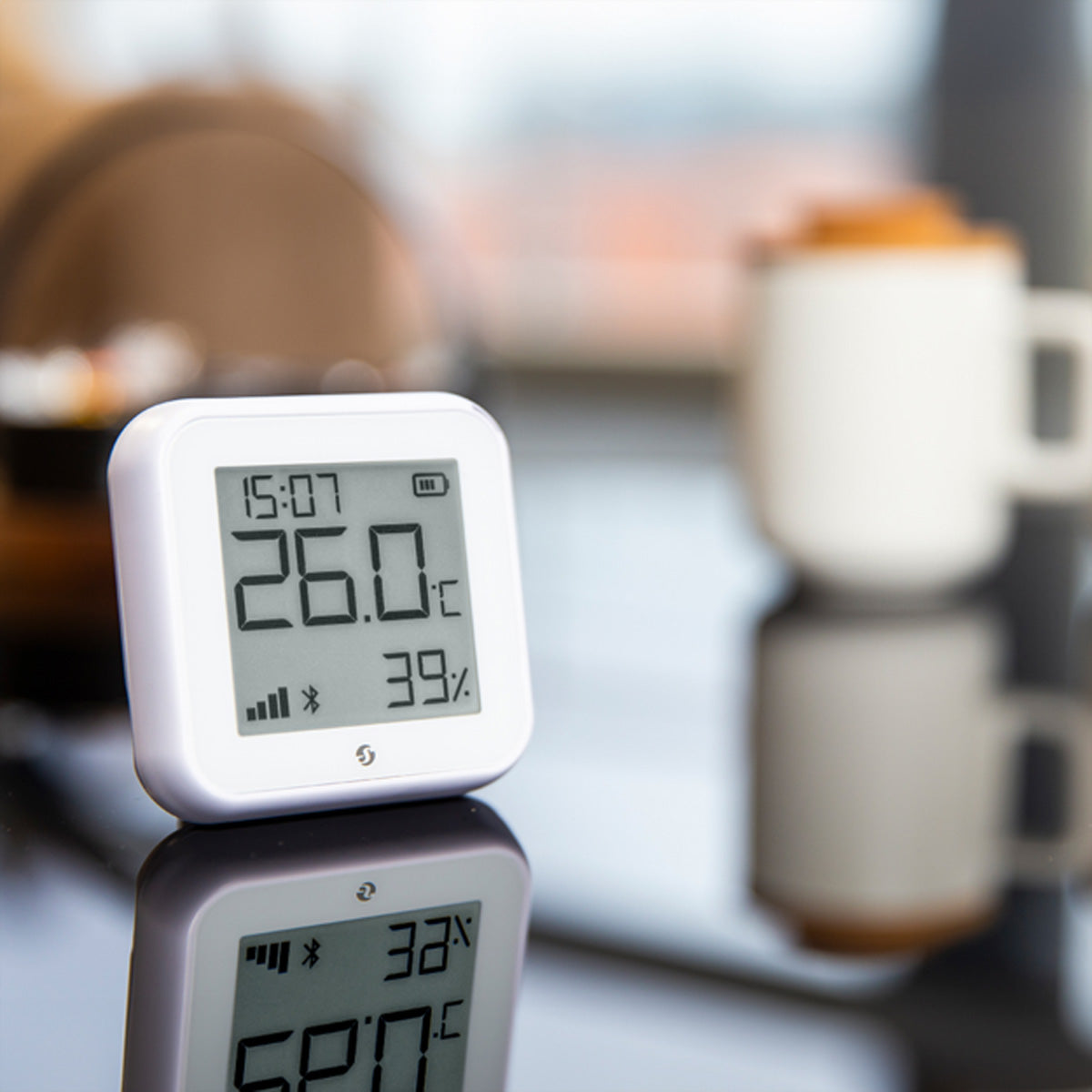 Shelly H&T Gen3 – Thermo-/Hygrosensor, WLAN – Weiss