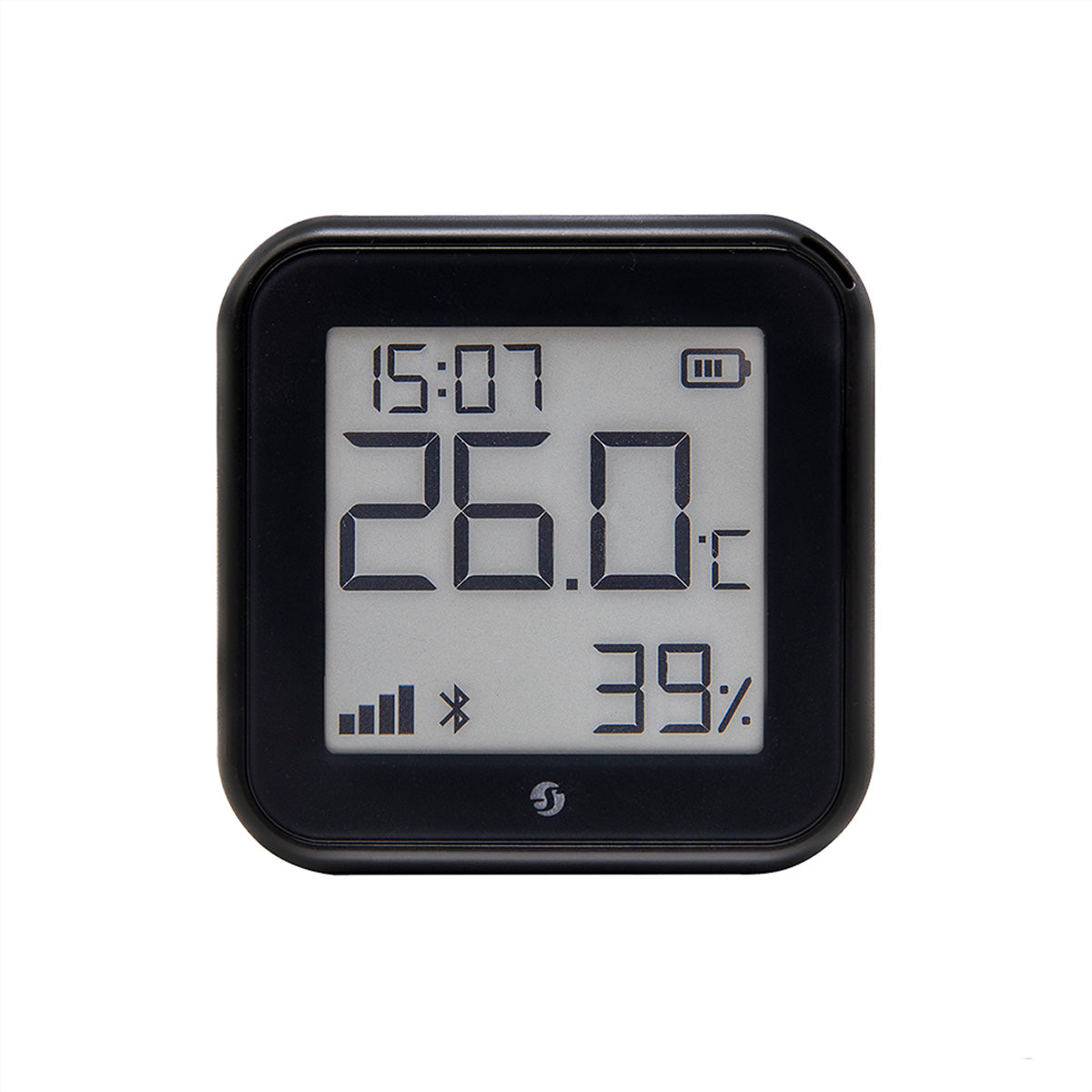 Shelly H&T Gen3 – Temperatur- & Feuchtigkeitssensor, WLAN & Bluetooth, Display – Schwarz