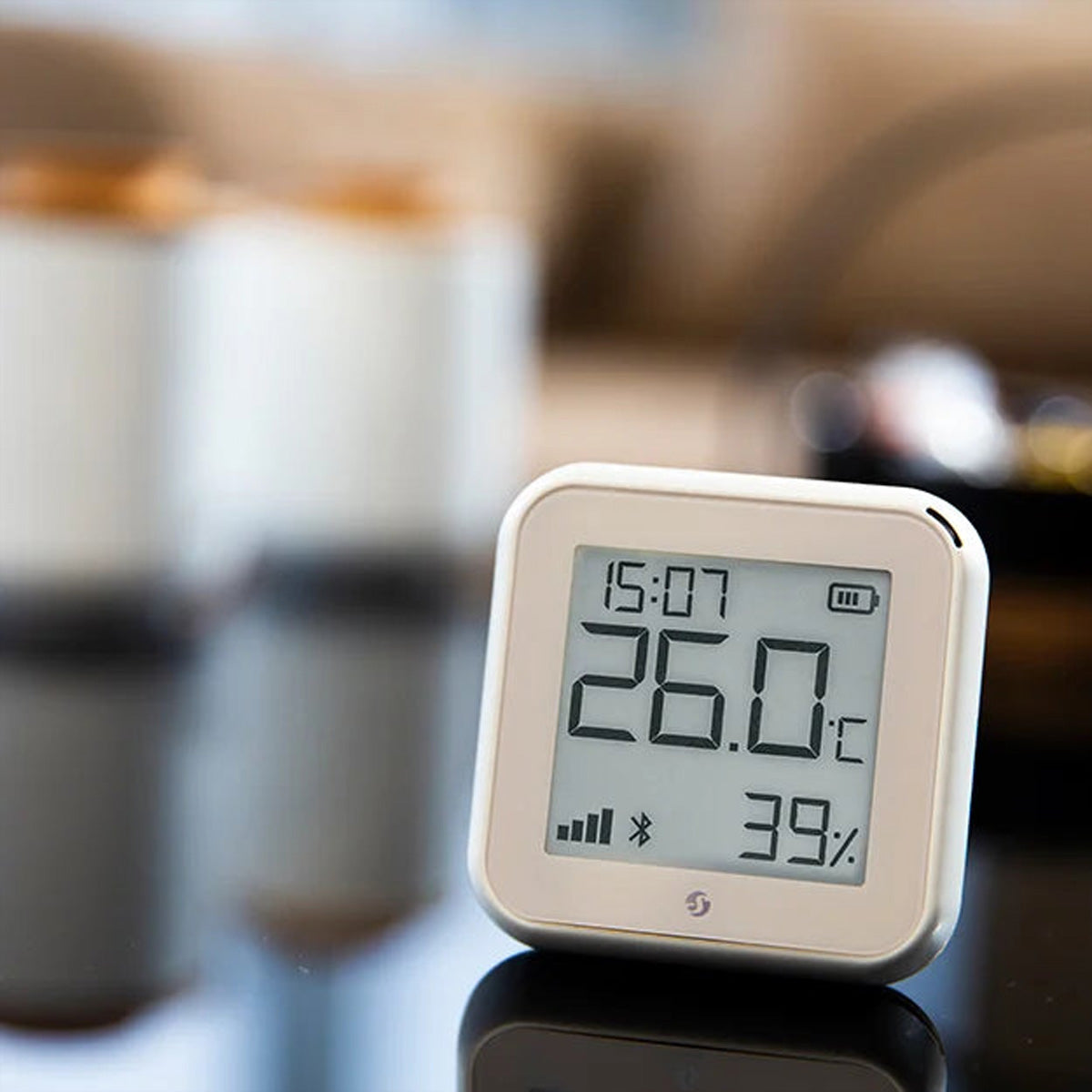 Shelly H&T Gen3 – Sensor – Temperatur, Luftfeuchtigkeit, WLAN – Elfenbein